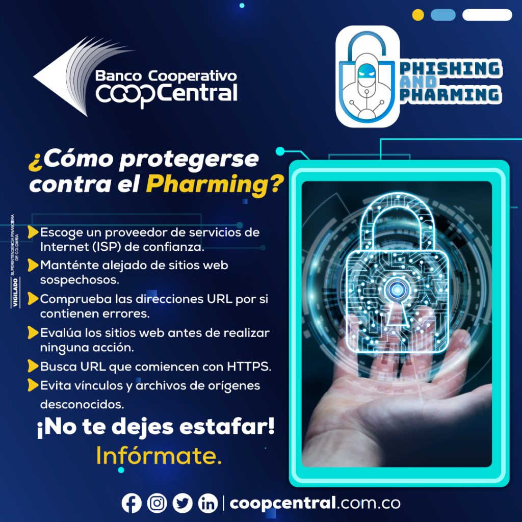 ¿Cómo protegerse contra el Pharming?